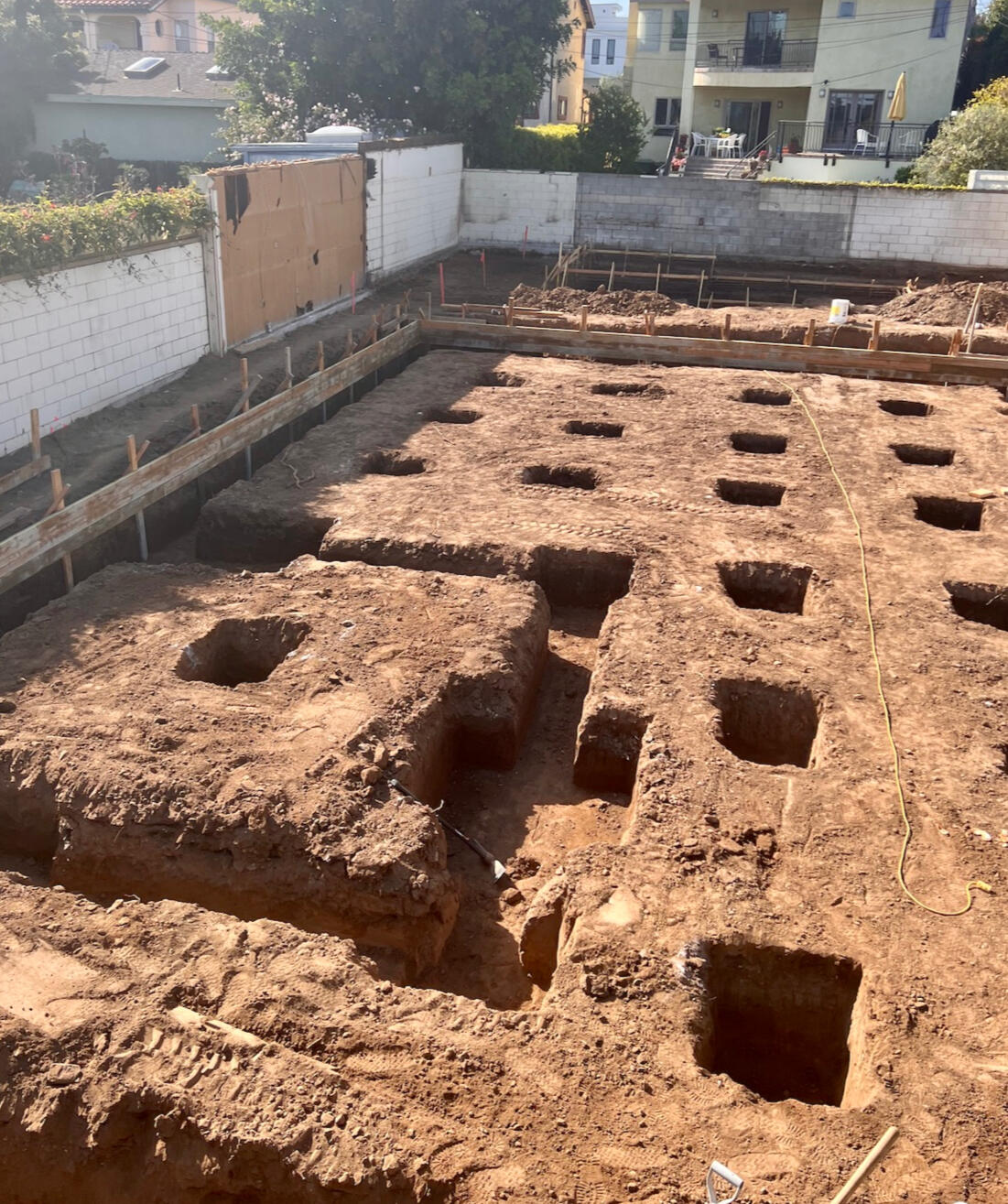 Two Story Home Foundation Excavation